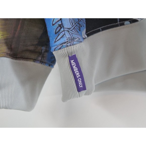 Members Only X Jean Michael Basquiat All Over Print Pullover Hoodie‎ Jacket L - Picture 4 of 9